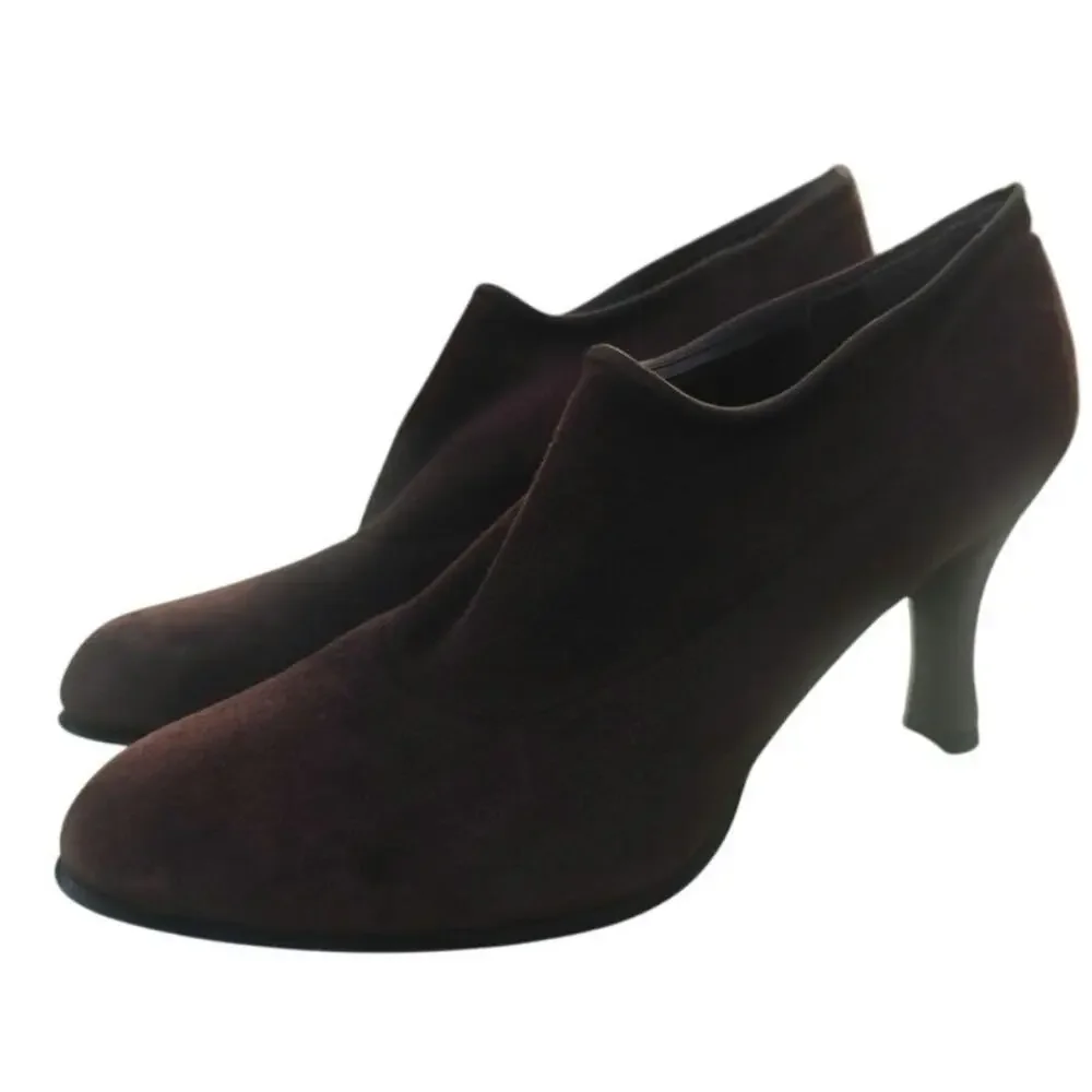 Brown Stuart Weitzman suede ankle booties sz sz 8.5